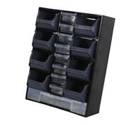 Sto - Caja para herramientas eficientes para tornillos, pernos y suministros Worhop para herramientas pequeñas, diseño de ahorro de espacio