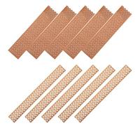 STOBAZA 10 Piezas Mechas de Madera para Velas Triángulo Rejilla Hueca Sin Base Combustión Limpia Humo para DIY Velas Artesanales con Diseño Artístico y Difusión Prolongada de Aroma