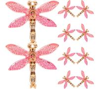 STOBAZA 10 piezas Mini Dijes Libélula Resina Adornos Diminutos para Manualidades DIY Decoración Jardín y Proyectos Creativos