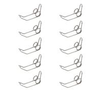 STOBAZA 10 piezas Resortes de Válvula de Drenaje para Trompeta Accesorios Duraderos de Antióxido Kit de Repuestos para Llave Watergate Componentes para Instrumentos