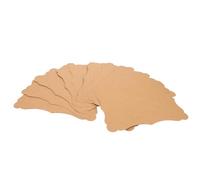 STOBAZA 10 Piezas Tarjetas de Cumpleaños de Papel Kraft, Tarjetas Planas de Papel, Estilo Vintage y Simple, Superficie en Blanco para Escribir, No Cortan las Manos, para Invitaciones
