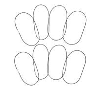 STOBAZA 10 piezas Unidades de Bandas Elásticas para Cuaderno Correas Ajustables para Diario y Bloc de Notas Tiras Elásticas Resistentes Negras con Cierre Accesorios Prácticos para