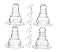 STOBAZA 10 Tapones Para Botellas De Cerveza Accesorios De Fiesta Tapón De Tetina Para Adulto Grande Para Reuniones Plástico De Grado Alimenticio