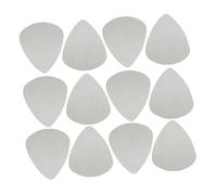 STOBAZA 100 Piezas Plectros para Guitarra Acero Inoxidable con Borde Púa para Dedos y Pulgar Accesorios Musicales Duraderos para Rock Jazz y Principiantes