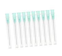 STOBAZA 100 Unidades Agujas Metálicas Dispensadoras Líquidas con Cubiertas Ergonómicas para Laboratorio Uso Práctico y Seguro