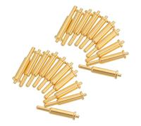 STOBAZA 100 Unidades para Procesos de Prototipado de Resorte con Tipo Enchufe Dorados Resistencia Alta Fiabilidad de para Placas de Circuito Pcb