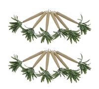 STOBAZA 10piezas Palmeras Artificiales Mini Cocoteros para Decorar Tartas de Jardín de Hadas Mini Árboles Falsos de Plástico para Paisajismo Árboles Miniatura para Dioramas