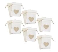 STOBAZA 12 Bolsas de Obsequio Cordón para Galletas y Dulces, Material Sintético Ecológico y Conveniente, Estilo Chic para Uso Diario y Navidad