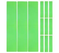 STOBAZA 12 Piezas Marcadores Deportivos Antideslizantes para Canchas Almohadillas Planas Rectangulares Verde para Entrenamiento de Fútbol Baloncesto y Agilidad