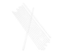 STOBAZA 12 Piezas Varilla Agitadora de Vidrio 20cm Pulida Punta Redonda para Laboratorio, Herramienta Transparente para Suministros Experimentales y Mezcla Precisa