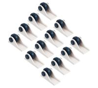 STOBAZA 12 Ruedas Autoadhesivas Abs Azules para Cajas de Almacenamiento, Estuche de Almacenamiento Ruedas, Accesorio Práctico para Contenedores y Cubos de Basura, 12 Piezas