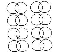 STOBAZA 12piezas Bandas Elásticas para Soporte Antichoque de Micrófono Anillo de Goma Antichoque y Amortiguador de Vibraciones para Estudio de Grabación