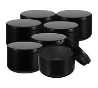 STOBAZA 12piezas Tarro de Vela DIY con Aceite Esencial Lata de Vela Redonda para Manualidades para Guardar Joyas y Cuentas el Hogar o Taller