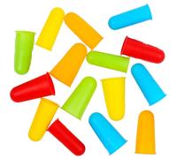 STOBAZA 15 Protectores de Silicona para Dedos Buena Elasticidad y Fácil Limpieza, Ideales para Manualidades y Costura, Varios Colores Disponibles