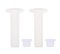 STOBAZA 2 Juegos Tapón de Desagüe para Refrigerador y Congelador Redondo | Plástico Blanco, 8, 50x4, 50x4, 50cm, Encaje a Presión, para Orificios sin Rosca y Desagüe