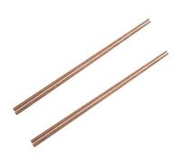 STOBAZA 2 pares Palillos Chinos Largos de Madera de Pollo para Cocinar Resistentes al Calor Antideslizantes y Reutilizables para Freír Asar y Hotpot con Mango