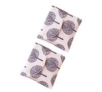 STOBAZA 2 Piezas Bolsa De Algodón Toalla Higiénica Monederos Organizadores Para Mujer Bolsas Sanitarias De Almacenamiento Con Cremallera Minimonedero Perder Almohadilla Menstrual Portátil