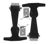 STOBAZA 2 Piezas Cerradura Ajustable Inoxidable con Manija T Diseño Resistente la para Equipos Industriales Maletines de Aviación y Compartimentos de Motor