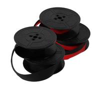 STOBAZA 2 Piezas Cinta para Máquina de Escribir Doble Rojo y Negro Tinta de Alta Absorción Fácil Instalación Compatible con Múltiples Marcas Clásicas Cinta de Nylon Duradera para