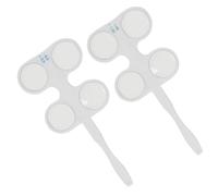 STOBAZA 2 Piezas De Herramientas De Entrenamiento Visual Aletas De Optometría Lentes Ópticas Herramientas De Entrenamiento De La Función Visual Instrumento De Optometría Aleta