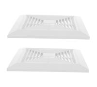 STOBAZA 2 Piezas de Repuesto para Ventilador de Baño con Resortes Rejilla Cuadrada Difusor de Aire para Montaje Techo o Pared Control de Humedad y Circulación Silenciosa