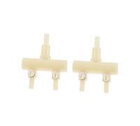 STOBAZA 2 Piezas Divisor de Flujo de Aire para Acuario Válvulas Ajustables de Duradero Distribuidor para Tubos Accesorios Prácticos para Peceras y Oxigenadores