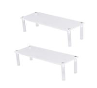 STOBAZA 2 Piezas Expositor Acrílico Multifuncional Soporte para Muñecas Juguetes Joyas Compacto Diseño Almacenamiento Escritorio