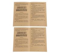 STOBAZA 2 Piezas Libro de Reglas de Mahjong en Inglés Guía para Aprender Mahjong Papel Manual de Reglas Guía Completa de Aprendizaje para Principiantes y Entusiastas para Jugar en