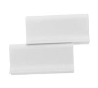 STOBAZA 2 Piezas Manijas para Cortinas Enrollables R Tipo Clips de Elevación para Estores sin Cordón Blanco Accesorios para Cortinas y Persianas Bloqueo de Luz para Hogar y Oficina