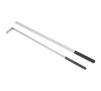 STOBAZA 2 Piezas Organizador de Espacio para Cocina en Acero Inoxidable Plata, Resistente a Rayaduras y Ligero, Adecuado para Planificación de Espacio en Tiendas de Conveniencia