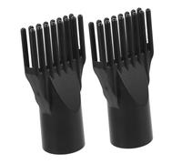 STOBAZA 2 piezas Peine Pequeño para Secador de Pelo Accesorio de Boquilla de Plástico Resistente Práctico y Ligero para Peinado Profesional y Viaje
