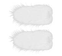 STOBAZA 2 Piezas Postiza White Realista de Felpa para Disfraz de Halloween y Cosplay, Reutilizable y Cómoda, Diseño Completo Adultos en Fiestas y Teatro