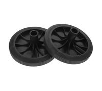 STOBAZA 2 piezas Ruedas para de Basura Exteriores Repuestos Duraderos de Plástico para Carros y Contenedores de Reciclaje