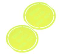 STOBAZA 2 Piezas Tapa Fluorescente para Caja de Llaves de Emergencia Resistente al Clima Cubierta de Repuesto para Caja de Extintor Montada Pared Kit para Almacenamiento Seguro de Llaves