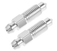 STOBAZA 2 piezas Tornillo de Purga Hidráulico para Frenos de Moto y Coche Válvula de Aire para Liberación Rápida Resistente y Fácil de Reemplazar para Mantenimiento y Drenaje de de Caras