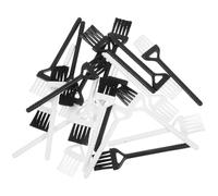 STOBAZA 20 Cepillos Portátiles para Limpieza de Teclado y Afeitadora Eléctrica, Cepillo Multiusos de Plástico Cerdas Resistentes y Mango Ergonómico, Kit Compacto para Ordenadores