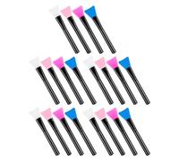 STOBAZA 20 piezas Cepillo Aplicador de Silicona Facial Aplicador Manual para Mascarillas Diseño Innovador para Distribución Uniforme Compatible Fórmulas Fácil de Limpiar Herramienta
