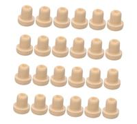 STOBAZA 24 piezas Tapones de Corcho de Goma para Botella de Unidades Reutilizables Sellado Hermético para Conservación Saludable Diseño Práctico Densidad Moderada Accesorios Esenciales