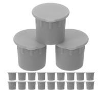STOBAZA 25 Piezas Tapón para Agujeros de Valla de Piscina Diseño Plano | Previene Entrada de Suciedad y Agua, Mantenimiento sin Herramientas, Adecuado para Piscinas Públicas y Hoteles