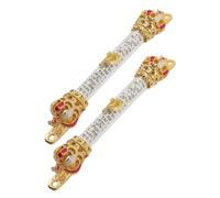 STOBAZA 2piezas Regalos Religiosos De Metal Mezuzás Pergamino Mezuzá De Metal para Puerta Bendiciones Hebreo Inglés Pergaminos Adorno para Judíos y Católicos para Inauguración De Casa