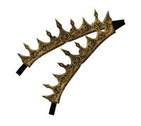 STOBAZA 2piezas Tiaras Medievales De Soberano Para Hombre Estilo Barroco Retro Accesorio De Tiaras Para Cosplay Actuaciones Cumpleaños y Disfraces Reales