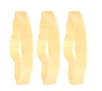 STOBAZA 3 Piezas Bandas Elásticas de Goma para Moldes, Bandas de Envoltura de Cerámica de Piel de Vaca, Caqui, Resistentes al Calor, Superficie Lisa, para Preparación de Moldes y Cerámica