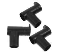 STOBAZA 3 Piezas Conectores de Polos para Ropa de Plástico Accesorios para Perchas de Secado con Ángulo Recto Compatibles con Bastidores Dobles y Simples Instalación Fácil para Armarios y