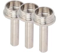 STOBAZA 3 Piezas de Vástago del Pistón para Trompeta de Acero Inoxidable Plata, Fácil de Instalar y Limpiar, Accesorios Duraderos para Instrumentos Musicales