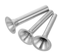 STOBAZA 3 piezas Embudos de Acero Inoxidable para Relleno de Salchichas Accesorios Resistentes para Embutidora Manual Tubos para Carne Picada Limpieza Fácil y Uso Multifuncional Cocina