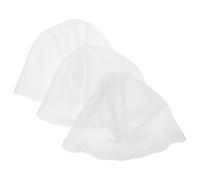 STOBAZA 3 piezas Gorro de Silicona Reutilizable para Teñir Cabello Gorro de Coloración sin Perforaciones con Ganchos para Mechas Protección del Cabelludo Cómodo y Flexible para Uso Salón