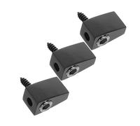 STOBAZA 3 Piezas Headless Guitar Lock Nut Brass String Retainer For Electric Bass And Guitar Bridge Anti-slip Design For Stable Tuning And String Life