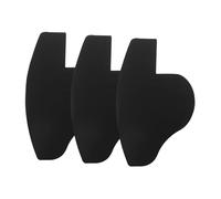 STOBAZA 3 piezas Tarjetas para Mejorar Línea y Moldear Barba Plantillas de Diseño Preciso Herramienta para Hombre Negro