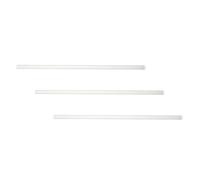 STOBAZA 3 Piezas Varilla Agitadora de Vidrio de 20cm para Laboratorio, Varilla Mezcladora Sólida Transparente, Material Vidrio Resistente para Experimentos Químicos y Agitación Precisa