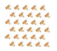 STOBAZA 30 Juegos Of Lovely Small Tiger Keychains Adorable Animal Key Rings For Bags Backpacks And Strollers